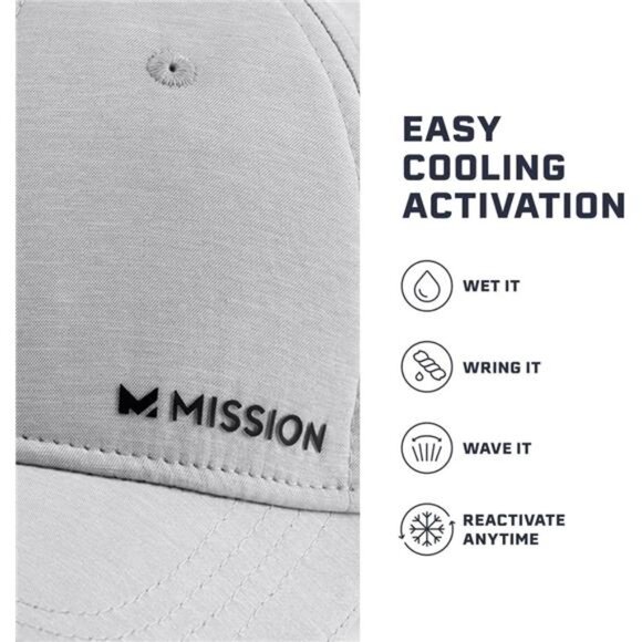 Cooling Vented Performance Hat Unisex One Size Cap for Workouts, Golf & Running - Picture 3 of 7